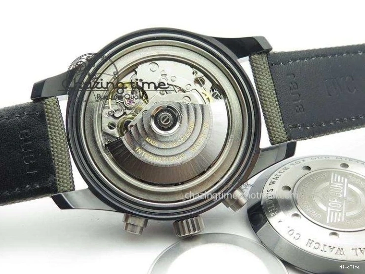 MIROTIME 0512 SunProtective Pilot Top Gun Miramar IWC388002 V6 1:1 Best Edition Ceramic Case On Nylon Strap A 7325